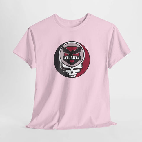 Grateful Dead - Atlanta Falcons Stealie Grateful Dead Steal Your Face T-Shirt - NFL - StealieShop